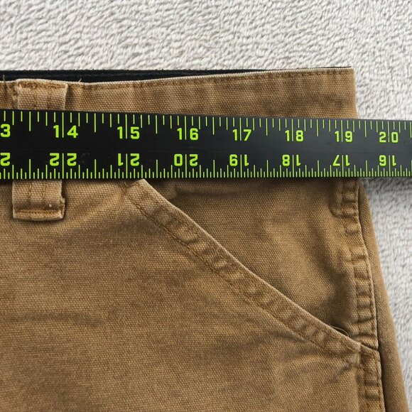 Dickies Mens Flex Work Shorts Size 40 Flat Front Chino Khaki Casual Brown - Picture 5 of 11